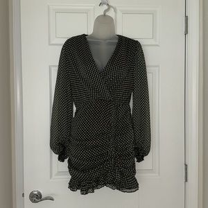 NWOT Zara Long-Sleeve Mini Dress